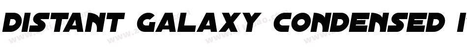 Distant Galaxy Condensed Italic字体转换